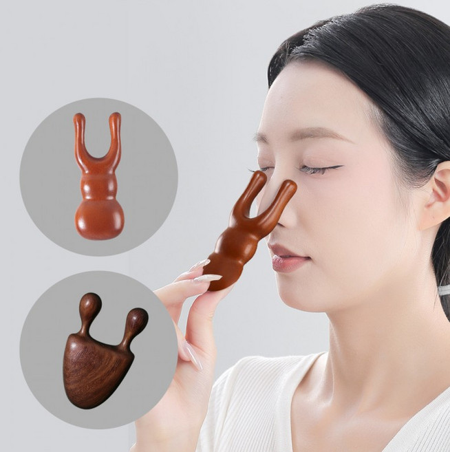 나무 지압 괄사 원목 마사지 도구 바디 어깨 목 경락 얼군 눈, 달팽이, 1개