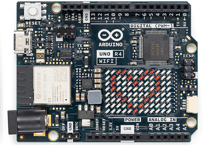 정품 - 아두이노 우노 R4 WIFI (Arduino UNO R4 WiFi), 1개