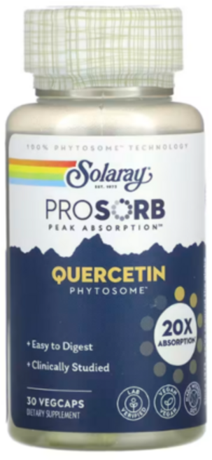 솔라레이 프로소브 퀘르세틴 파이토솜 30 베지 캡슐, 30정, 1개