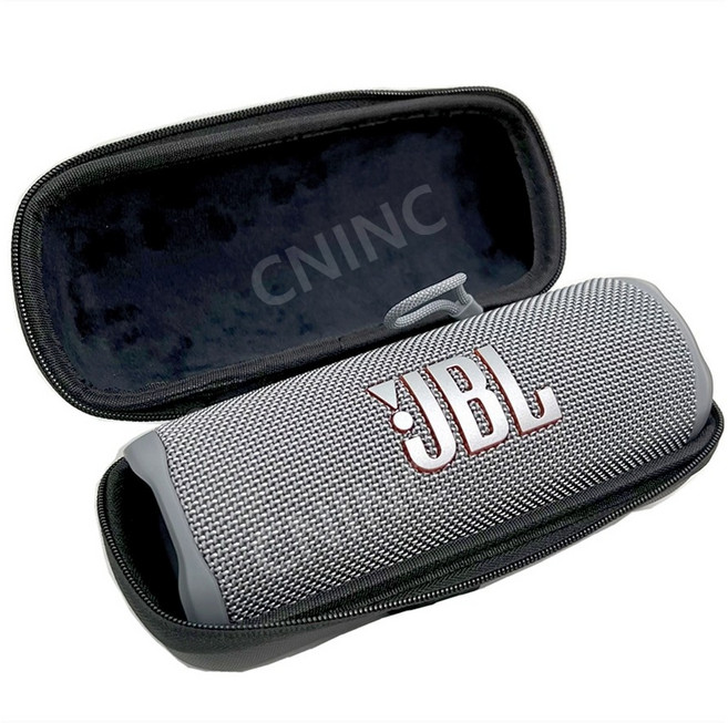 JBL 플립6 보관함 케이스 하드케이스 블루투스 스피커 충격보호 파우치, 블랙