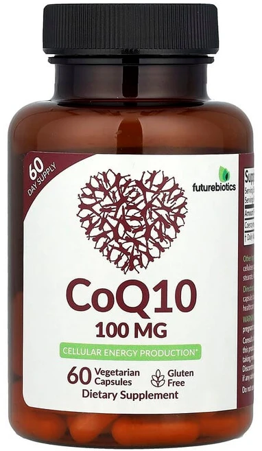 Futurebiotics CoQ10 100mg 베지 캡슐 60정 FBS-50181, 퓨처바이오틱스 Futurebiotics, CoQ10,, 1개 - 쿠팡