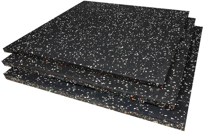 희우스포츠 방음방진 홈짐 층간소음 런닝머신 매트 50cm*50cm, 15mm 사각매트(코팅)5pc