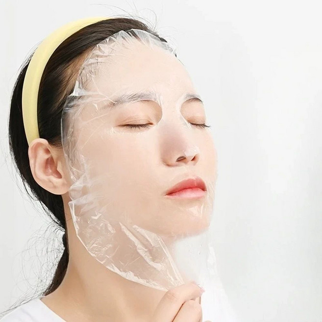 마스크 시트지 페이스 랩 얼굴 일회용 100매 비닐 팩 hes+70968sZ