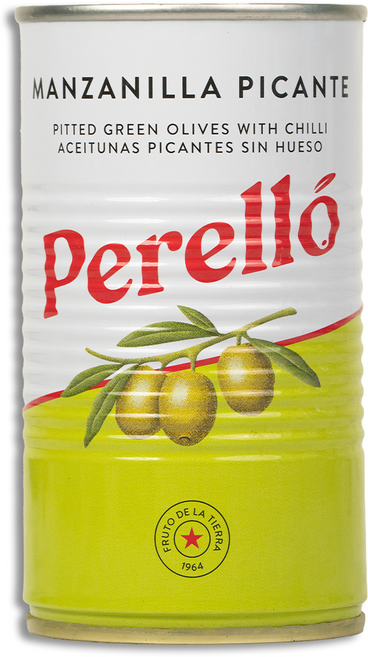 페렐로 만자닐라 피칸테 올리브 캔(통조림), 1개, 350g