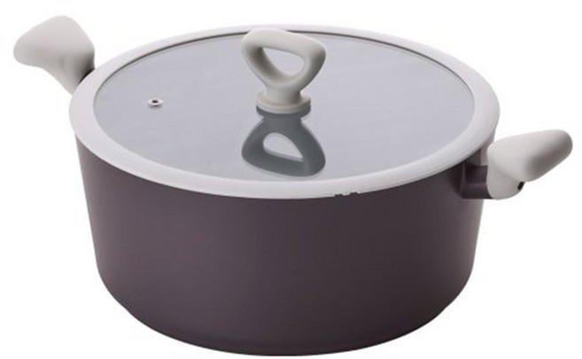 쿠킨 인덕션 쿠키라떼 양수냄비, 혼합, 1개, 28cm