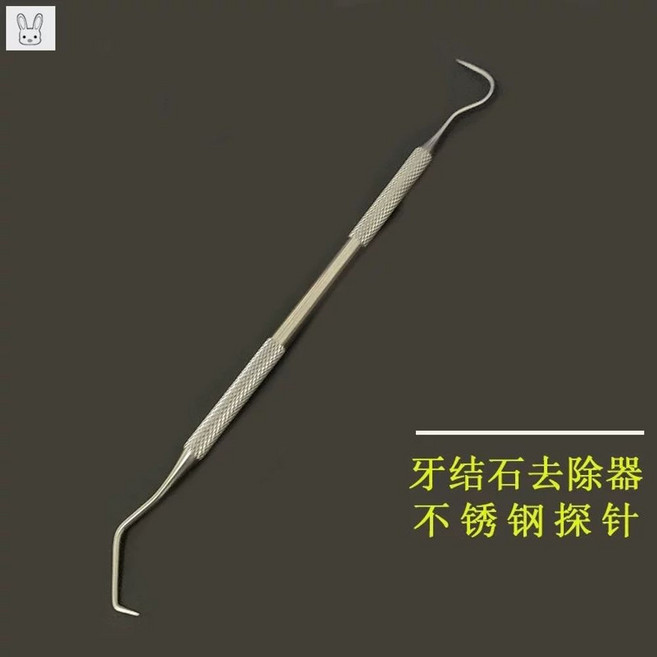 치과용 익스플로러 스켈러 제거 갈고리 핀셋 치석 탐침 픽아웃, 1개, A. 조사