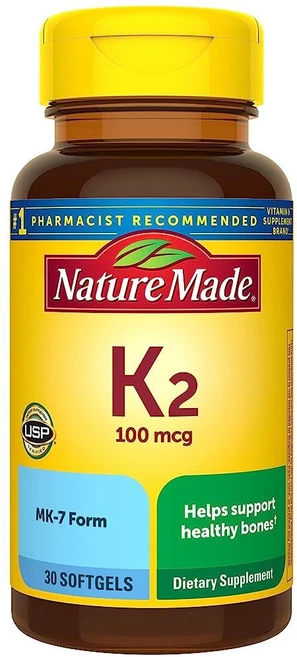 네이처메이드 비타민 K2 100mcg 소프트젤 30정, 1개 - 쿠팡