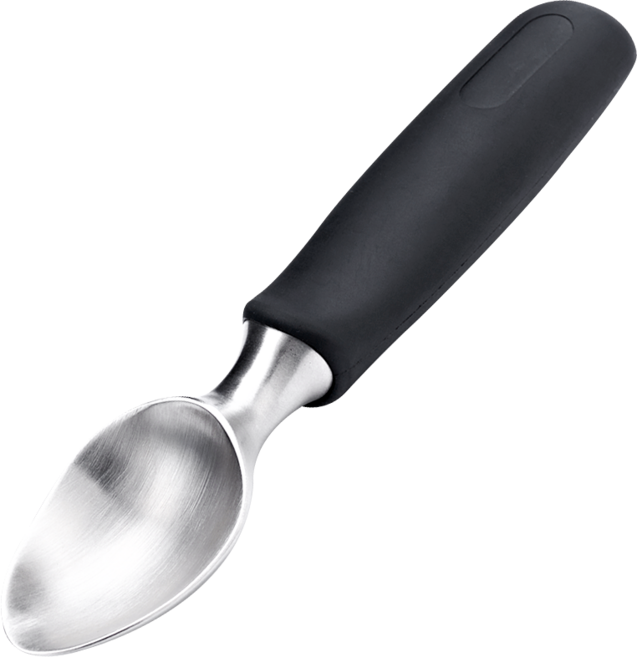 유즈베러띵 304 스텐 아이스크림 스쿱, 1개, 매트블랙