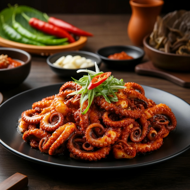 시크릿테이블 매콤한 양념 쭈꾸미볶음, 3개, 양념쭈꾸미 화끈한맛 300g