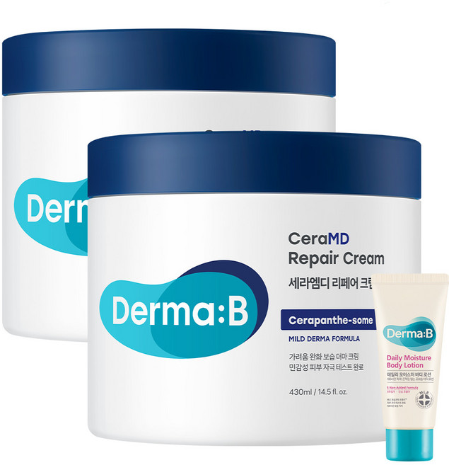 더마비 세라엠디 리페어 크림 430ml 1+1 기획 (+튜브견본), 1개
