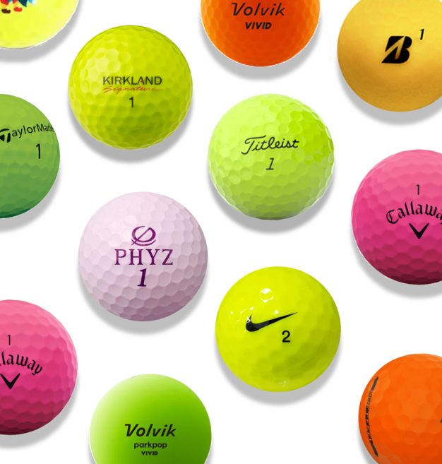 HM골프 유명브랜드 A+ 혼합 깨끗한 로스트볼, 컬러, 1개, 10개입