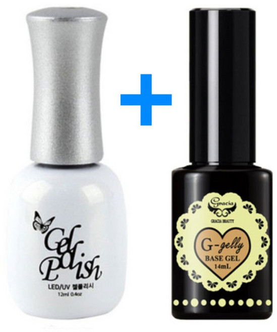 뷰닉스 실버캡 클리어젤 12ml+지젤리 베이스젤, 1개, 12ml