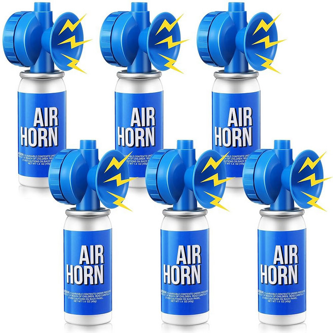 사일롱 1.4온스 해상 보트 에어 혼 안전을 위한 시끄러운 미니 스몰 블로우 포그 베어 해안 경비대 만나다 스포츠 야외 경보 비상 사용, 6, 1개