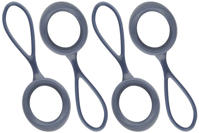 VANQUEST 方塊石ORBIT ZIPPER PULLS (4入) 橡膠拉環組 耐用易拉 適用於背包 外套 行李箱, 1個, 卡其色, 卡其色