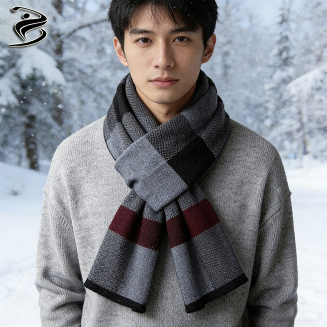 복나이트 따뜻한 남자 목도리 남녀공용 겨울 남자 머플러 머플러 남자 캐시미어머플러 남자 목도리 겨울용 남성 목도리