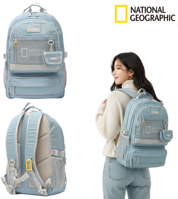 [국내매장정품] 내셔널지오그래픽 남녀공용 백팩 25L 중학생 고등학생 대학생 가방