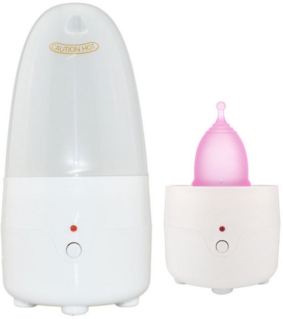 아기 젖꼭지 청소용 미니 개인 스팀 살균기 생리 컵 클리너 스티머 220V, 4.EU - 220V