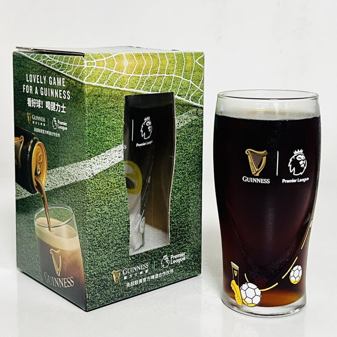 기네스 프리미어리그 리미티드 에디션 맥주잔, 1개