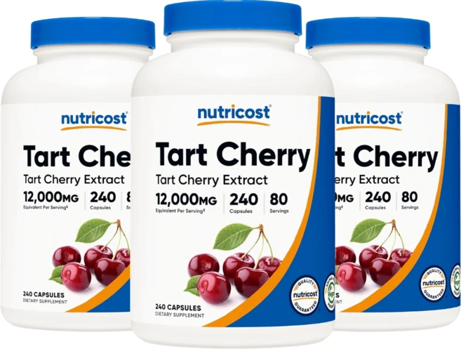 뉴트리코스트 타트체리 추출물 12000mg 240캡슐 3개, 240정 - 쿠팡