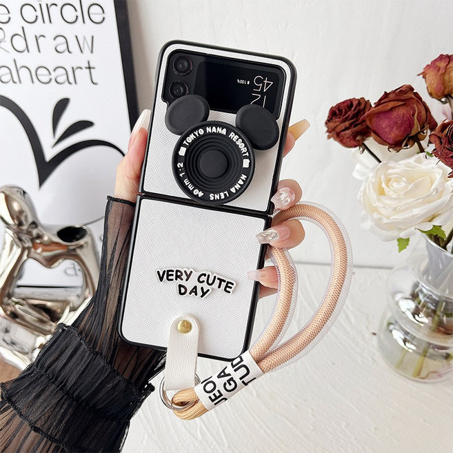 z플립 케이스 화이트메라 스마트톡 제트플립 케이스