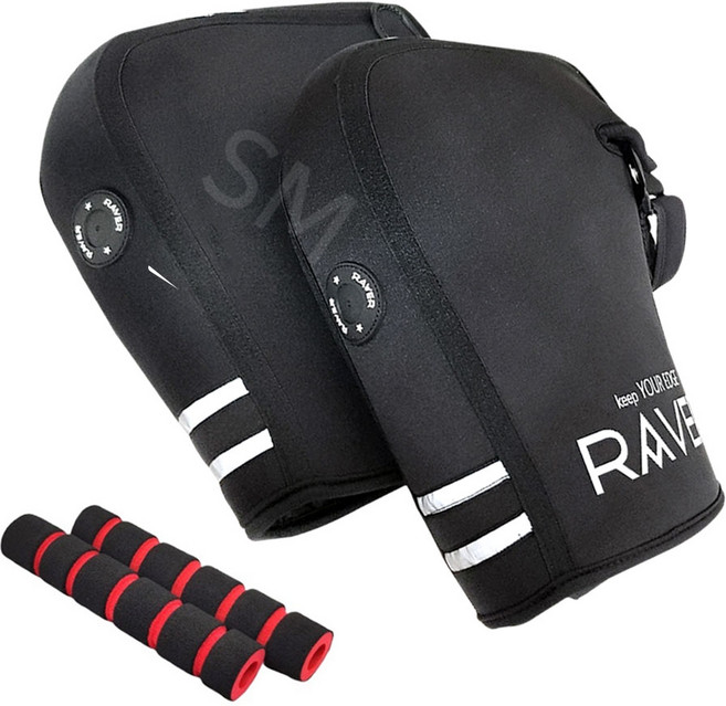 RAVER 라버토시 블랙 오토바이 방한 토시 겨울 벨크로드형 신형 네오프렌