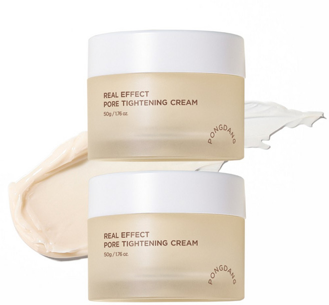 모공탄력 퐁당 리얼 이펙트 포어 타이트닝 모공 크림, 50g, 2개