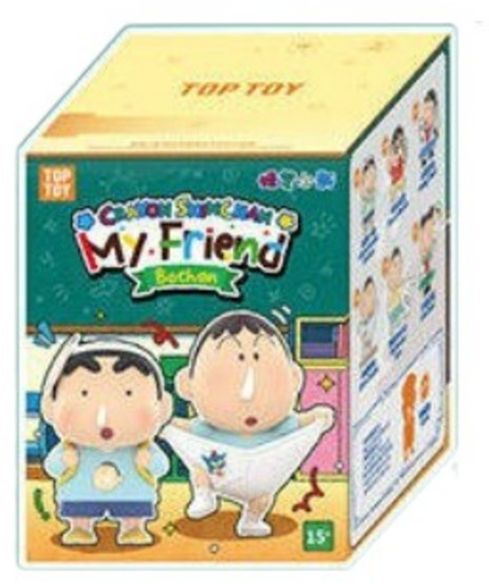 【M.M小舖】 盒玩 TOPTOY 蠟筆小新我的呆呆朋友系列手辦盲盒 盲抽 阿呆 蠟筆小新 朋友 6入, 1個, 單個盲抽