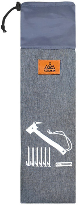 KOOLMAN(쿨맨) 캠핑 단조팩 보관 파우치 그레이, 1개, 단조팩 파우치 40cm - 그레이, 1단