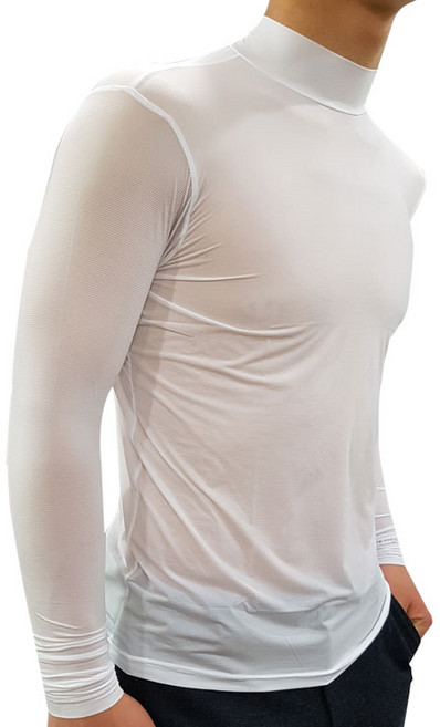 [5만원 마스크 증정] 화이트크라운골프 남성 골프 냉감 터틀넥 이너웨어 초경량 쿨 스킨