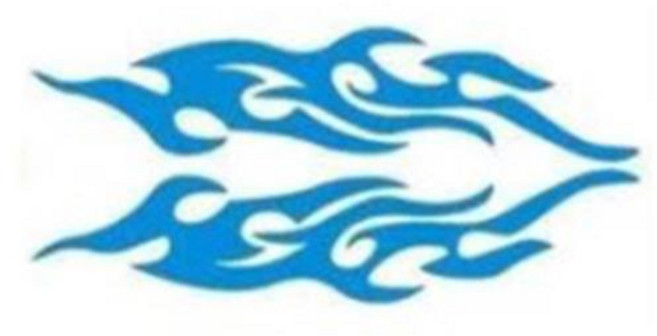 MTB 자전거 방수 스티커 긁힘 방지 DIY 화염 보호 프레임 도로 경비 가드 커버 액세서리, 6. Blue, 1개