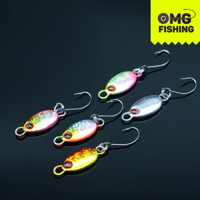 오마이갓피싱 사랑에 빠진 메탈지그 2g 3g 5g 송어 볼락 산천어 메탈 스푼, SPGM5 - 4 (5g), 1개 - 쿠팡