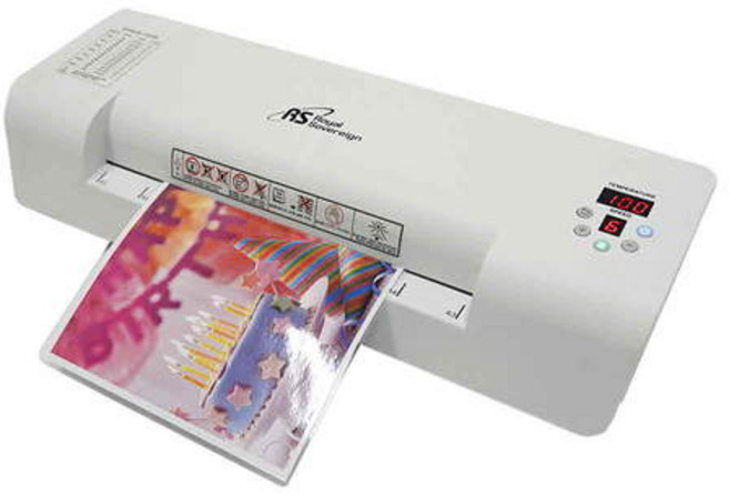 로얄소브린 파우치코팅기 HSH-340 A3 코팅기계 6롤