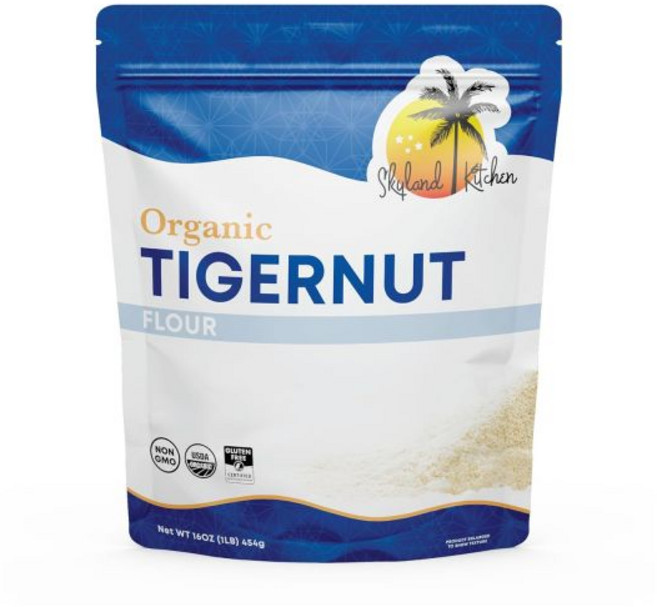 Skyland Kitchen 파우더 가루 분말 스카이랜드 키친 타이거넛 16온스약 454g 파우치 케토 팔레오 견과류 무첨가 비변형식품GMO 없음 글루텐 프리 비건 베이킹 가루, Skyland Kitchen 파우더 가루 분말 스카이랜