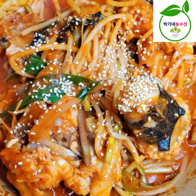 박가네농수산 국내산 생물 아귀찜 밀키트 손질 냉동 1kg 소스포함, 1개, 아귀찜 밀키트 세트 1kg