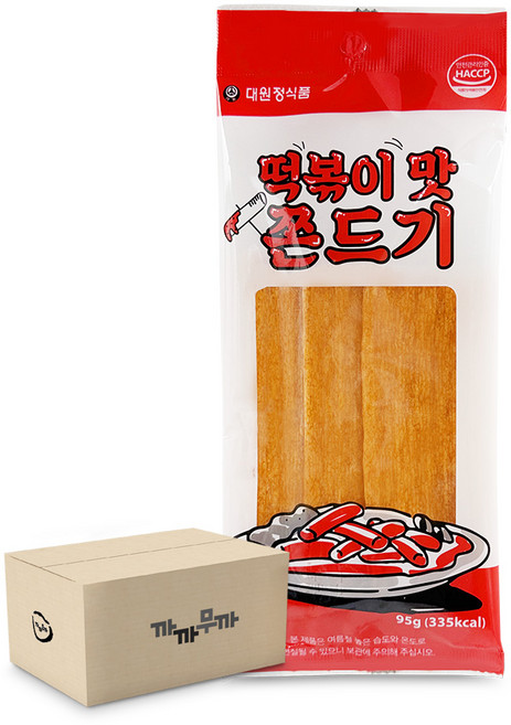 대원정식품 떡볶이맛 쫀드기 95g, 20개