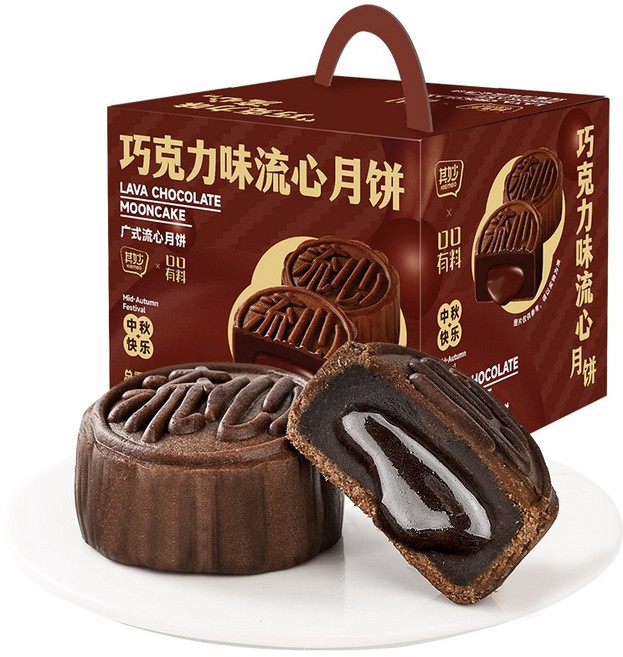 초콜릿월병 5입 1박스 250g 중국 추석 초코월병 선물, 초코1박스