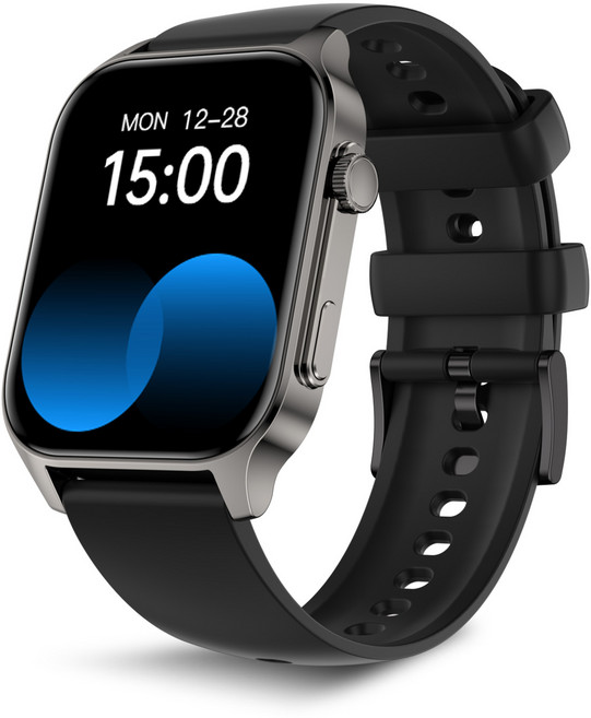 WAPIK 1.91인치 웨어러블 블루투스 스마트워치 X5S 통화 수신 알림 GPS 운동, 블랙, 4.8cm, GPS + 블루투스