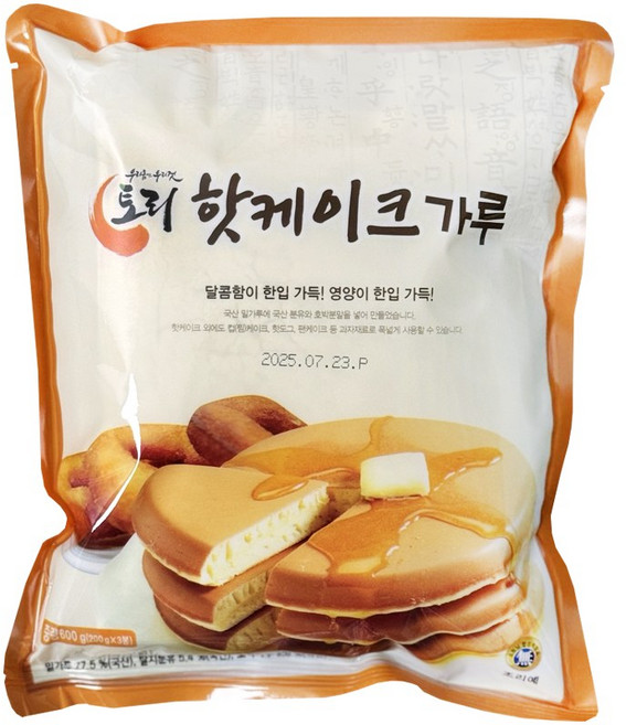 토리식품 핫케이크 가루, 1개, 600g