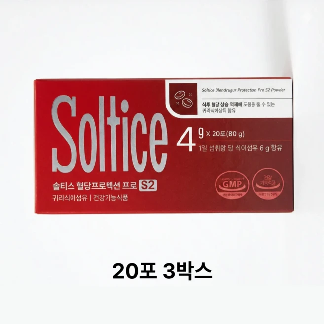 솔티스 혈당 프로텍션 프로 S2, 4g, 60개 - 쿠팡