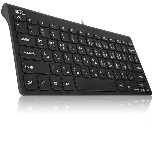 ZIO 미니 유선 텐키리스 키보드, 혼합색상, ZIO-MK8700