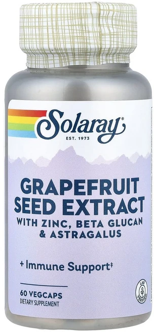 솔라레이 자몽 씨 추출물 베지 캡슐 60정, 1개 - 쿠팡