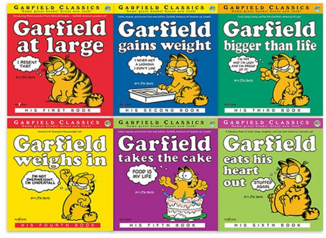 [세이펜 버전] Garfield 가필드 영어만화 6권, 없음