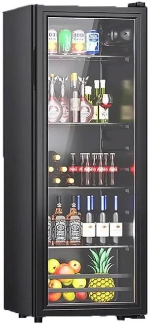 131L 經典藍光 節能省電 恆溫控制 冰箱, 黑色131L冰吧