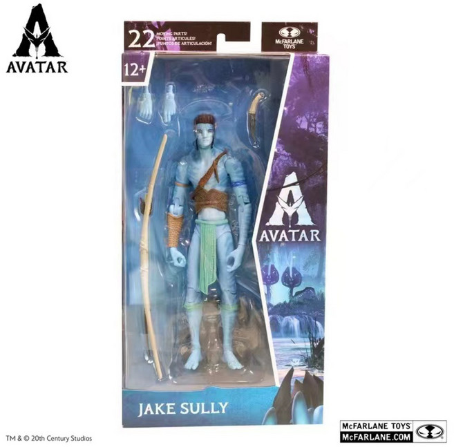 아바타 제이크 설리 네이티리 관절 가동 액션 모형 7인치 피규어, A. 제이크 설리, 1개