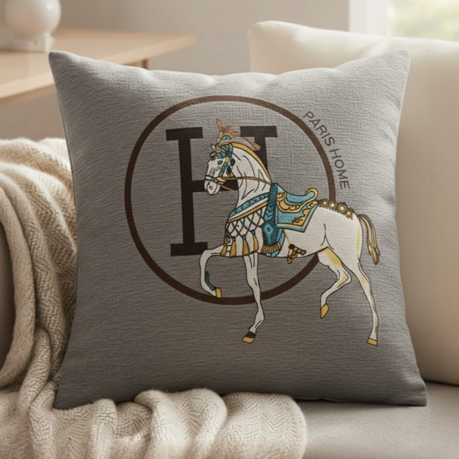 서플라이랩 H셔닐 프렌치디자인 쇼파쿠션 국산솜 포함 세트, 5라이트그레이