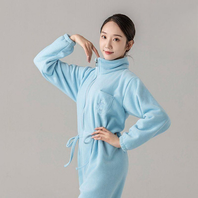 겨울 점프수트 일체형 여성 요가 댄스복 우주복