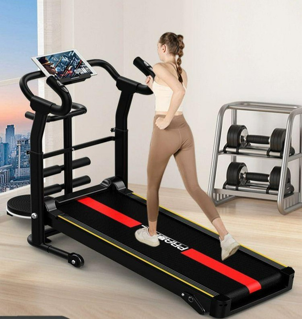 워킹패드 러닝머신 접이식 무동력 저소음 핸들바 팔걸이 수납형 홈짐용, 프리미엄블랙 심박수 측정 미끄럼 방지 매트 블루투스 스, 기본 모델명/품번