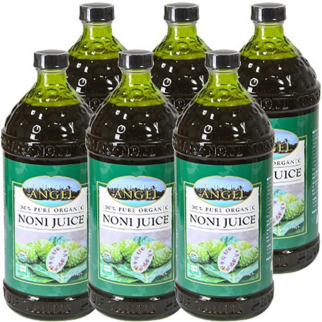 엔젤오가닉노니 (6병) 타히티 유기농 노니 원액 주스 946 ml 발효노니액, 946ml