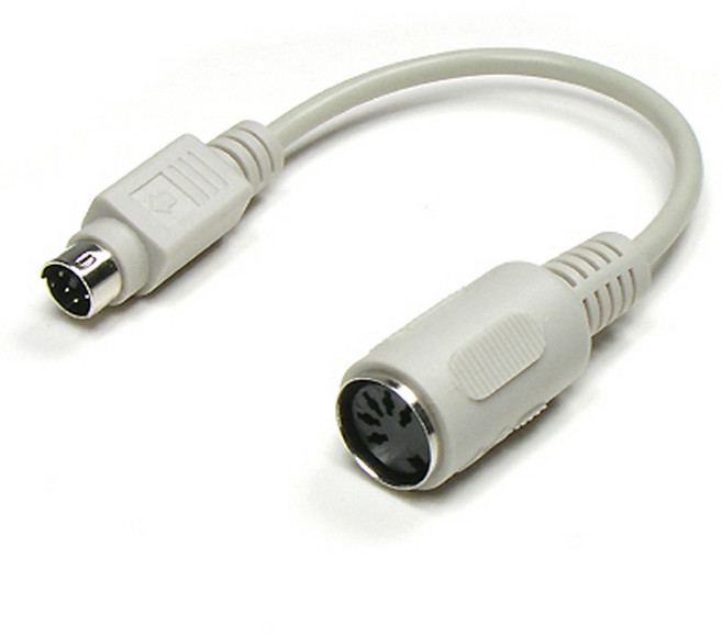 AT 5핀 to PS2 키보드 변환 젠더 G0312, 본상품선택, 1개