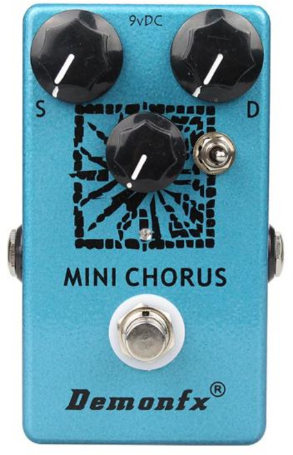 Demonfx-SOLO 하이 게인 왜곡 기타 이펙트 페달 트루 바이패스 하이 퀄리티 신제품, [01] MINI CHORUS, 1개